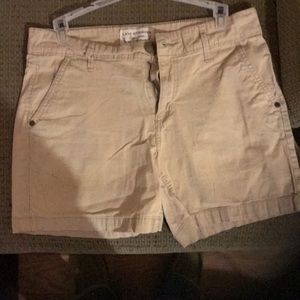 Vintage- y2k Levi Strauss Signature stretch cotton khaki shorts